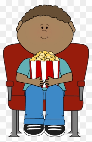 Movie - Watching A Movie Clipart