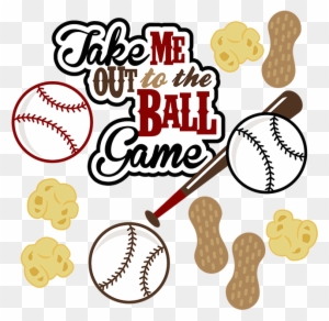 Clip Art - Take Me Out To The Ball Game Svg