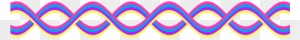 Decoration Clipart Squiggly Line - Colorful Border Lines Png