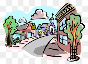 Town Clipart - School And Community Relations