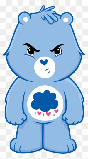 Grumpy Bear Vector By Catnipfairy Fan Art Digital Art - Care Bear Grumpy Bear