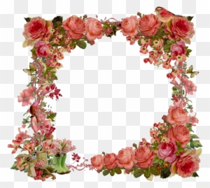 Vintage Replica Borderart 3b By Bnspyrd - Frame Vintage Floral Border