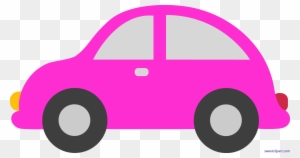 Clipart Pink Car Toy By Liz Clip Art Sweet - Transparent Background Car Clipart