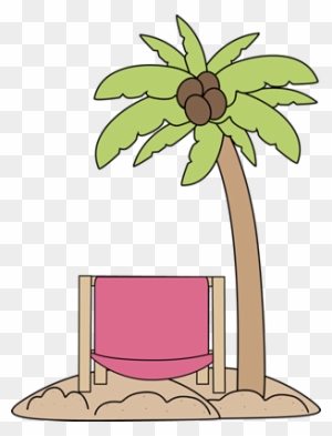 Palm Tree Clipart Beach Chair - Clipart Beach Palm Tree