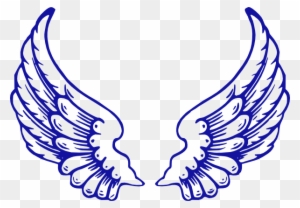 Running Wings Clip Art - Angel Wings And Halo Running Wings Clip Art - Angel Wings And Halo