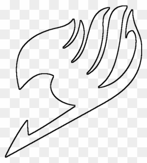 Fairy Tail Symbol Lineart By - Fairy Tail Logo White
