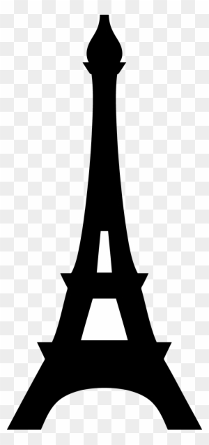Best Photos Of Paris Eiffel Tower Outline - Eiffel Tower Silhouette Png