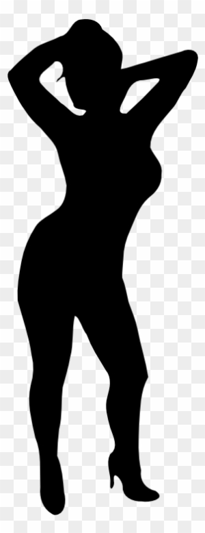 Woman Silhouette - Sexy Black Woman Silhouette