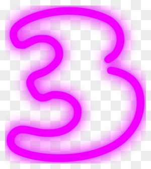 Neon Clipart - Number 3 Png Neon - Free Transparent PNG Clipart Images ...