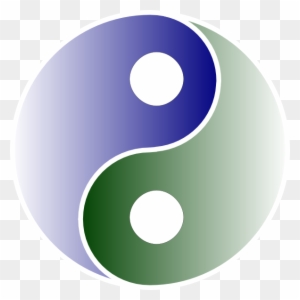 Yin Yang 18 Svg Clip Arts 594 X 595 Px - Yin Yang Gif Png