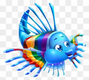 I Asked My Rainbow Fish Finfriend - Fin Fun Ranbow Reef Mermaid Tail