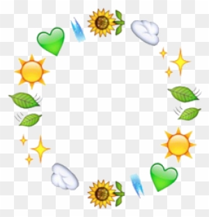 141 Images About Editing Stuff On We Heart It - Transparent Png Sunflower Emoji