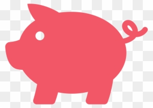 This Will Begin With A Commercial Pig Farm Outside - Blue Piggy Bank Icon
