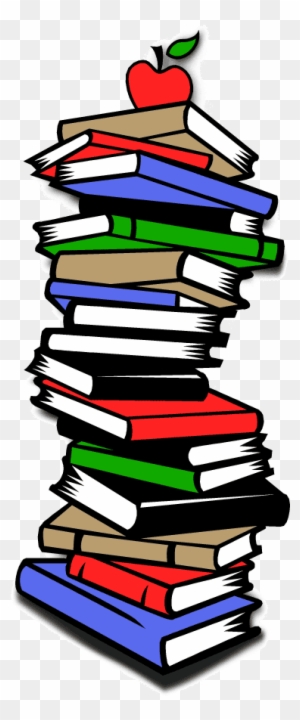 Pin Stack Of Books Clipart - Used Book Sale Clipart
