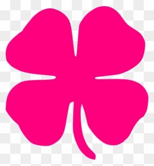 Pink 4 Leaf Clover