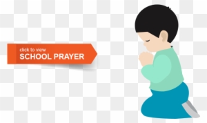 Pray Clipart School Prayer - School Prayer Cartoon - Free Transparent PNG  Clipart Images Download
