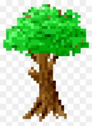 This Free Icons Png Design Of Pixel Tree - Pixel Tree Png
