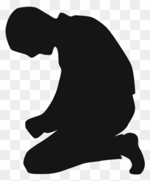 Png Kneeling Transparent Kneeling - Silhouette Of Person Kneeling