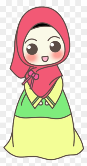 81 811196_muslim chibi muslimah vector