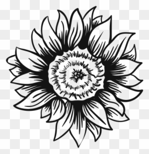 Free Free 286 Sunflower Svg Black And White Free SVG PNG EPS DXF File