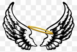 Angel Halo Gfhsdfgh Dsgfdsfgdfg Clip Art - Angel Wings Drawing Simple Angel Halo Gfhsdfgh Dsgfdsfgdfg Clip Art - Angel Wings Drawing Simple