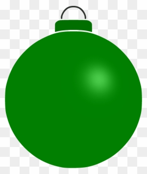 Green Clipart Bauble - Plain Ornament Clip Art