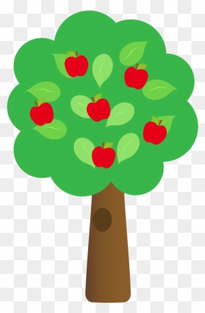 Danielle M - Arvore Com Maça Desenho - Free Transparent PNG Clipart