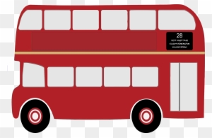 Big Image - Double Decker Bus Clipart
