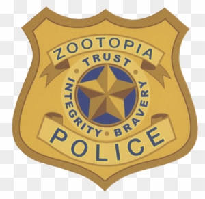 Police Badge Logo Best Of Image Zpd Png Zootopia Wiki - Zootopia Police Department Badge