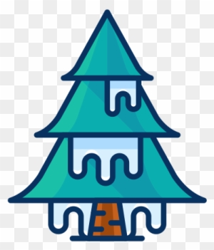 Tree, Snow, Winter, Ice, Cold, Forest Icon - Snow Forest Icon