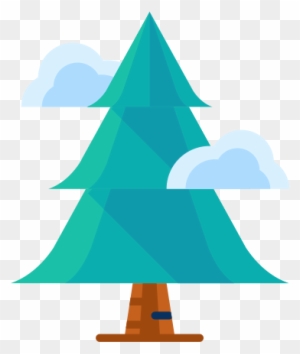Tree, Snow, Winter, Ice, Cold, Forest Icon - Forest