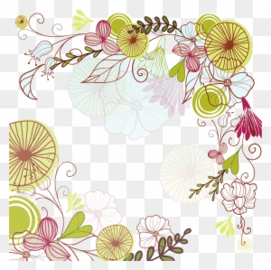 This Free Icons Png Design Of Floral Corner Border - Clip Art