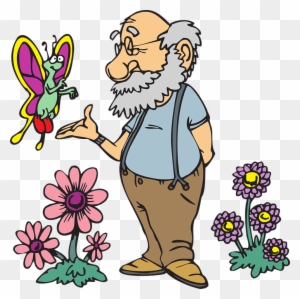 Old People Cartoon 2, Buy Clip Art - Nice Old Man Cartoon