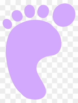 Footprint Clipart Purple - Life Cycle Key Words - Free Transparent PNG  Clipart Images Download