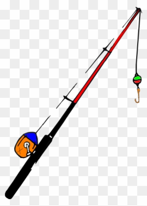 Fishing Pole Heart Clip Art - Fishing Rod Transparent Background - Free Transparent  PNG Clipart Images Download