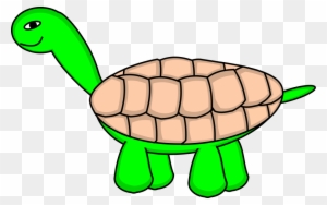 Tortoise Clip Art - Moving Cartoon Turtle