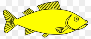 Fish Clip Art At Clkercom Vector Online - Outline Of Fish
