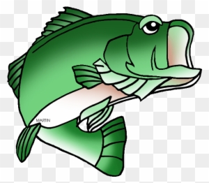 Florida State Freshwater Fish Largemouth Bass - Largemouth Bass Clipart Free