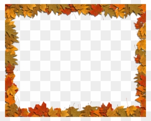 Autumn Leaf Color Clip Art - Fall Leaf Border Clip Art