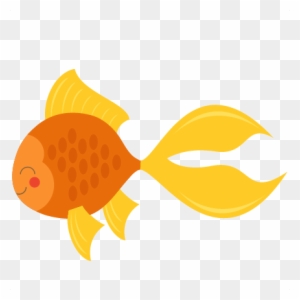 Cute Goldfish Svg Cut File For Cricuts Svg Scrapbook - Cute Goldfish Clipart