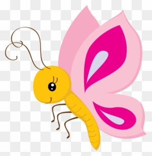 Cute Butterfly Clip Art - Borboletas Minus - Free Transparent PNG Clipart  Images Download