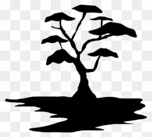 Bonsai Tree Clipart 9 African Tree Silhouette Simple Free Transparent Png Clipart Images Download