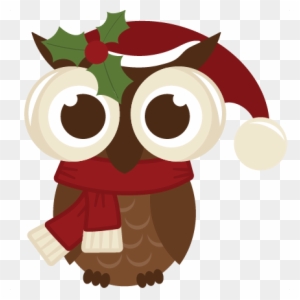 Christmas Titlechristmas Svgschristmas - Cute Christmas Owl Clip Art