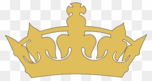 Golden Crown Clip Art At Clker - Transparent Golden Crown Logo