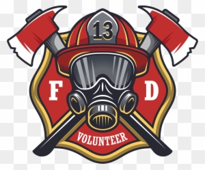 Firefighter Sticker Decal Fire Department - Firefighter Logo Png
