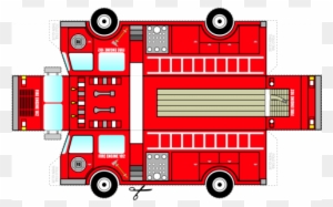 Foldable Fire Truck - Camion De Bomberos Golosinero - Free Transparent ...