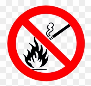 No Smoking, No Fire, Sign Png - Fire Sign