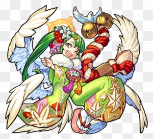 3099 モンスト 乙姫 Free Transparent Png Clipart Images Download