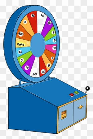 Free Retro Slot Machine Clip Art - Wheel Of Fortune Clipart