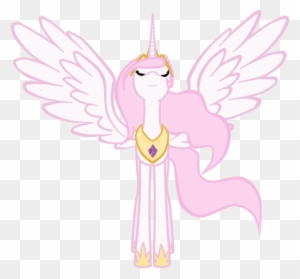 Regal Young Celestia By Russiankolz - Mlp Celestia Pink Hair - Free  Transparent PNG Clipart Images Download